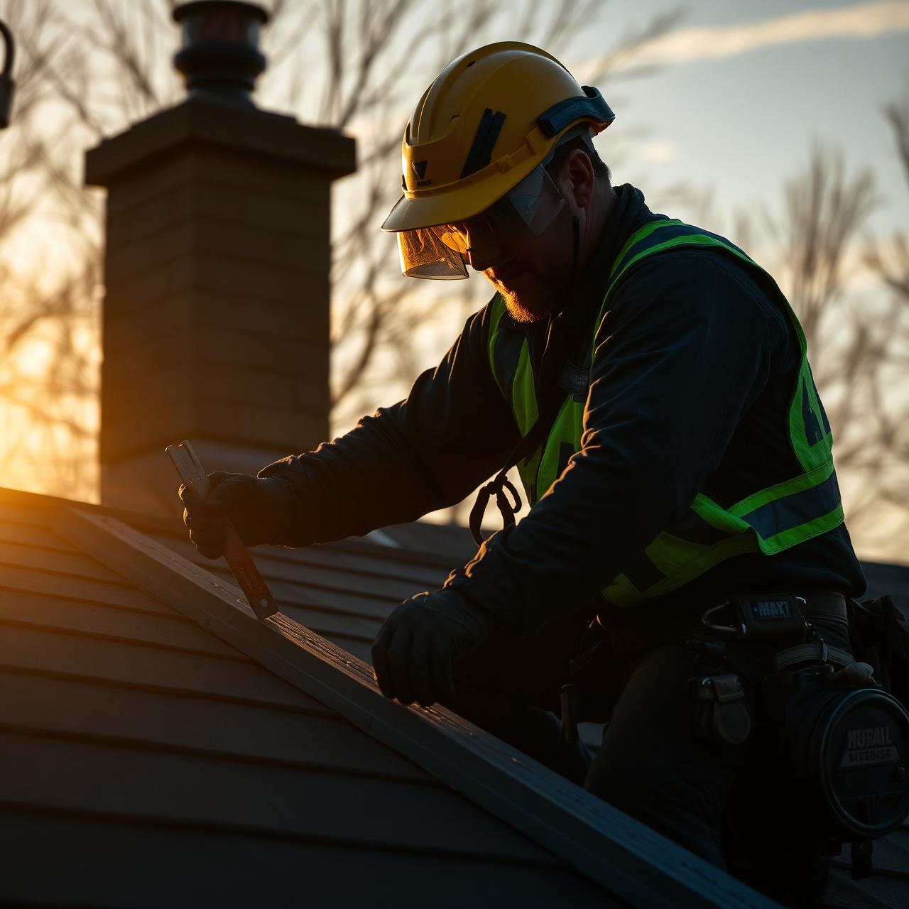 Economic Roofing crew working on a roof